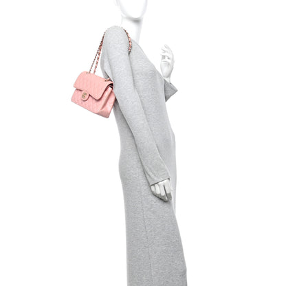 Chanel Iridescent Caviar Quilted Small Double Flap Pink 2 of 12