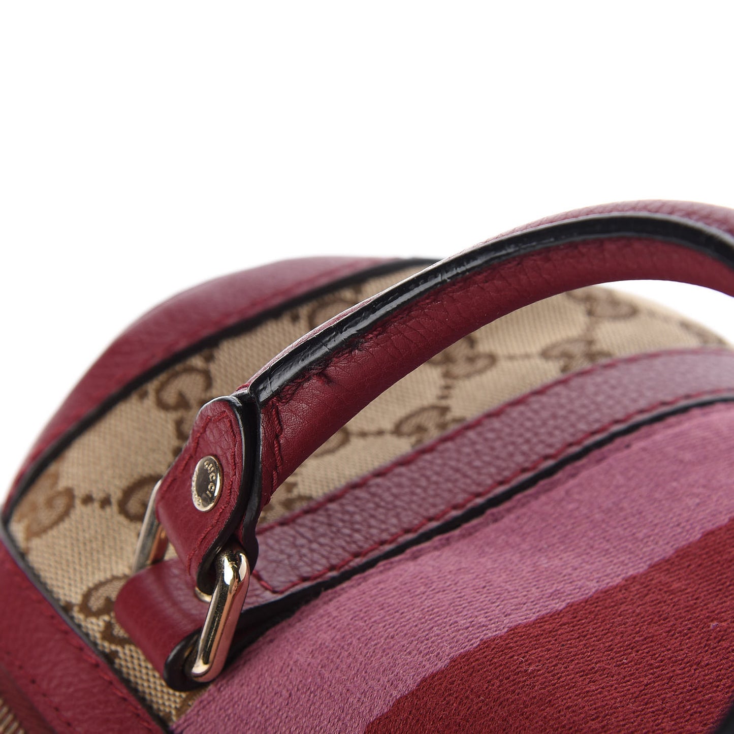Monogram Cellarius Calfskin Vintage Web Small Boston Beige Ebony Soft Burgundy Peonia Flower Box Pink