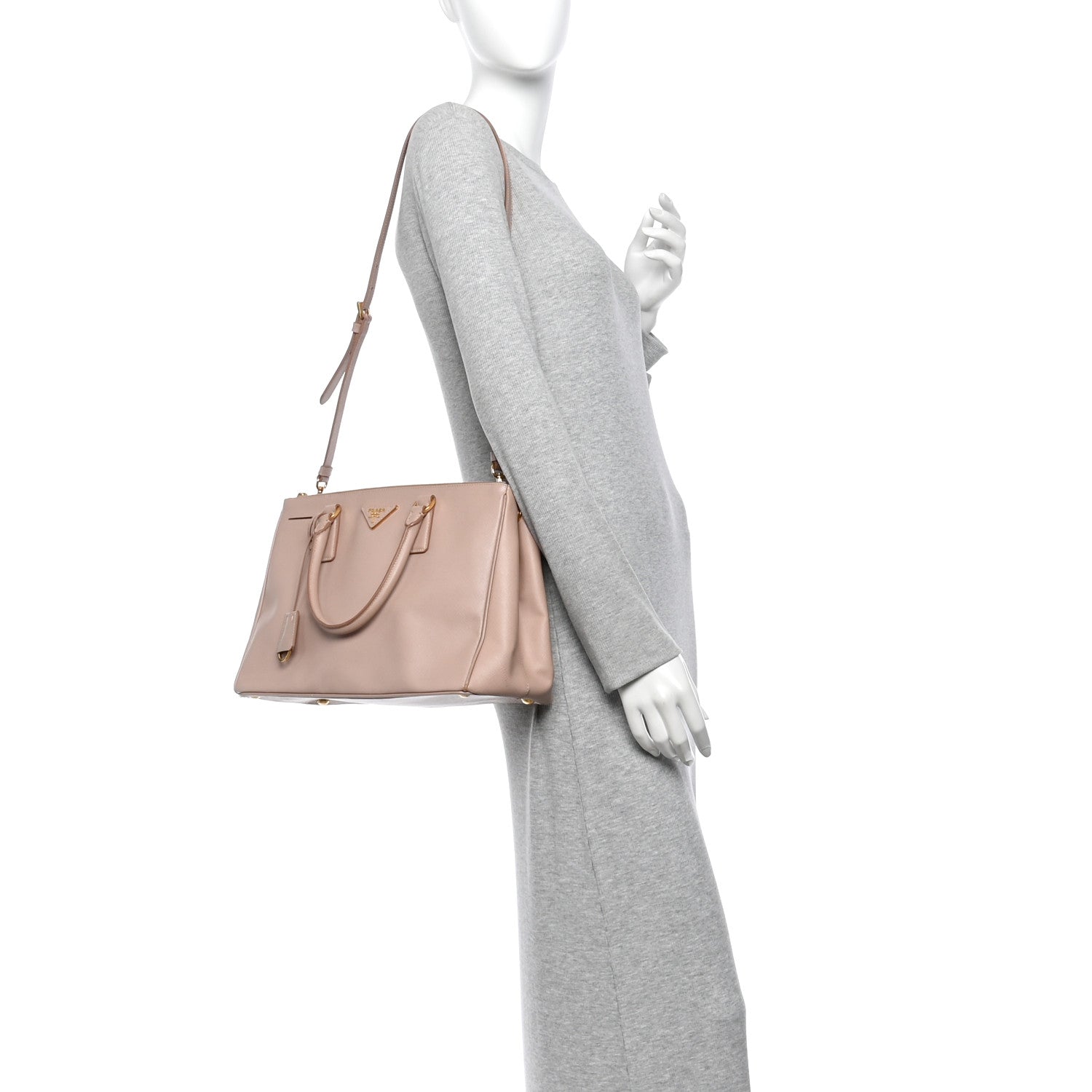 Prada Saffiano Medium Galleria Double Zip Tote Cammeo 2 of 15