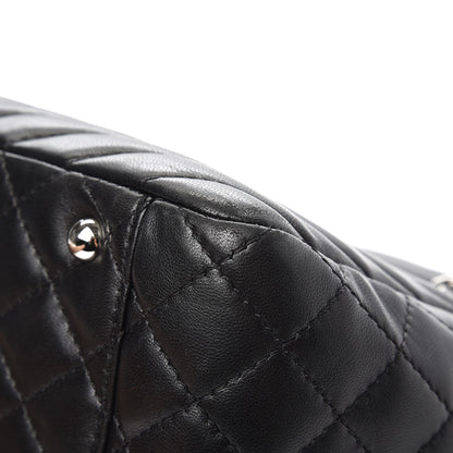 Chanel Lambskin Surpique Chevron Quilted Tote Black 12 of 13