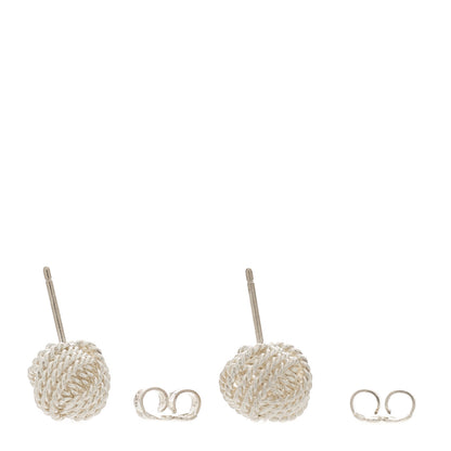 Tiffany Sterling Silver Twist Knot Earrings 3 of 4