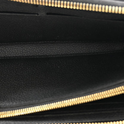 Louis Vuitton Empreinte Clemence Wallet Black 5 of 8