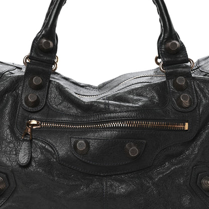 Balenciaga Agneau Giant 21 Rose Gold Hardware Work Anthracite 9 of 11