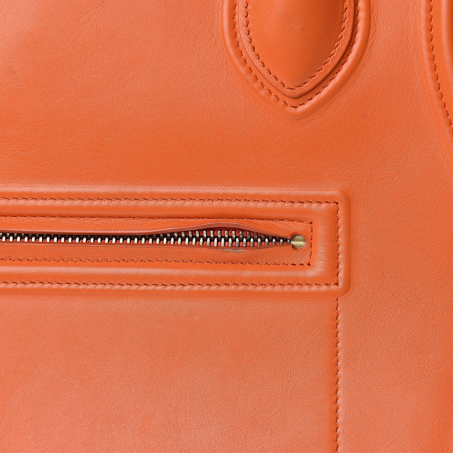 Supple Calfskin Medium Phantom Luggage Orange