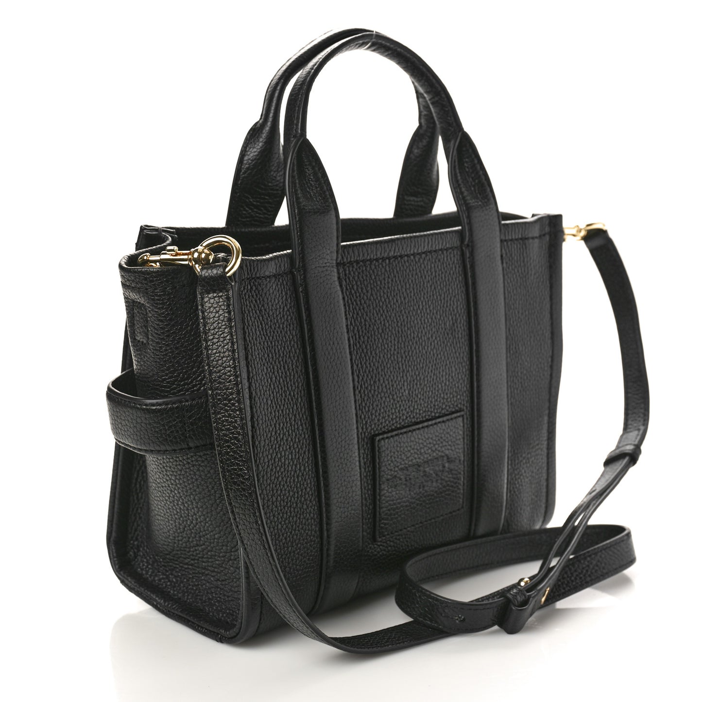 Grained Calfskin Small The Tote Bag Black