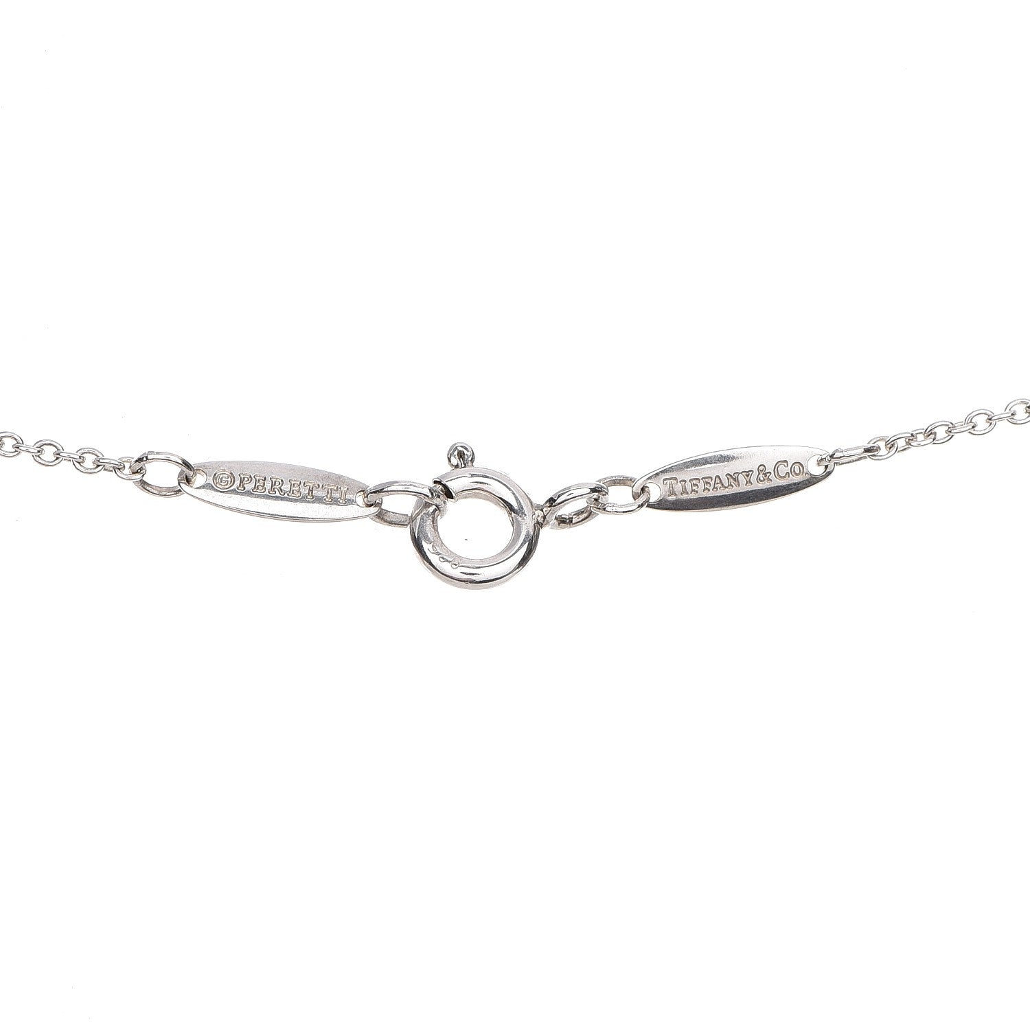 Tiffany Sterling Silver Tanzanite Elsa Peretti Color By The Yard Sprinkle Necklace 5 of 5