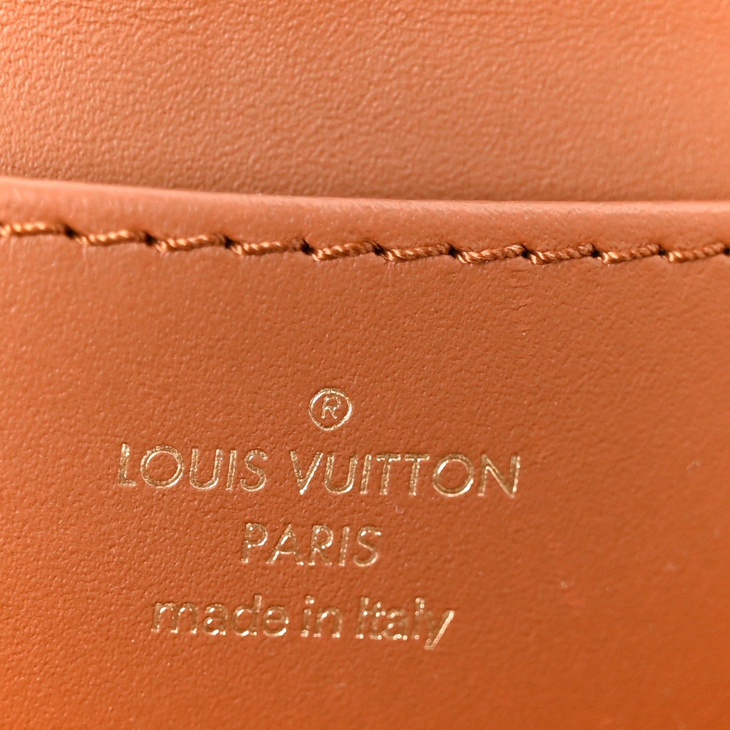 Louis Vuitton Lambskin Malletage Top Handle GO-14 MM Tan 7 of 12