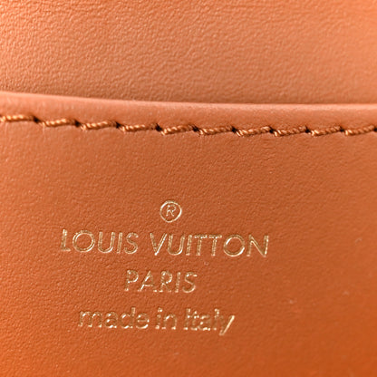 Louis Vuitton Lambskin Malletage Top Handle GO-14 MM Tan 7 of 12