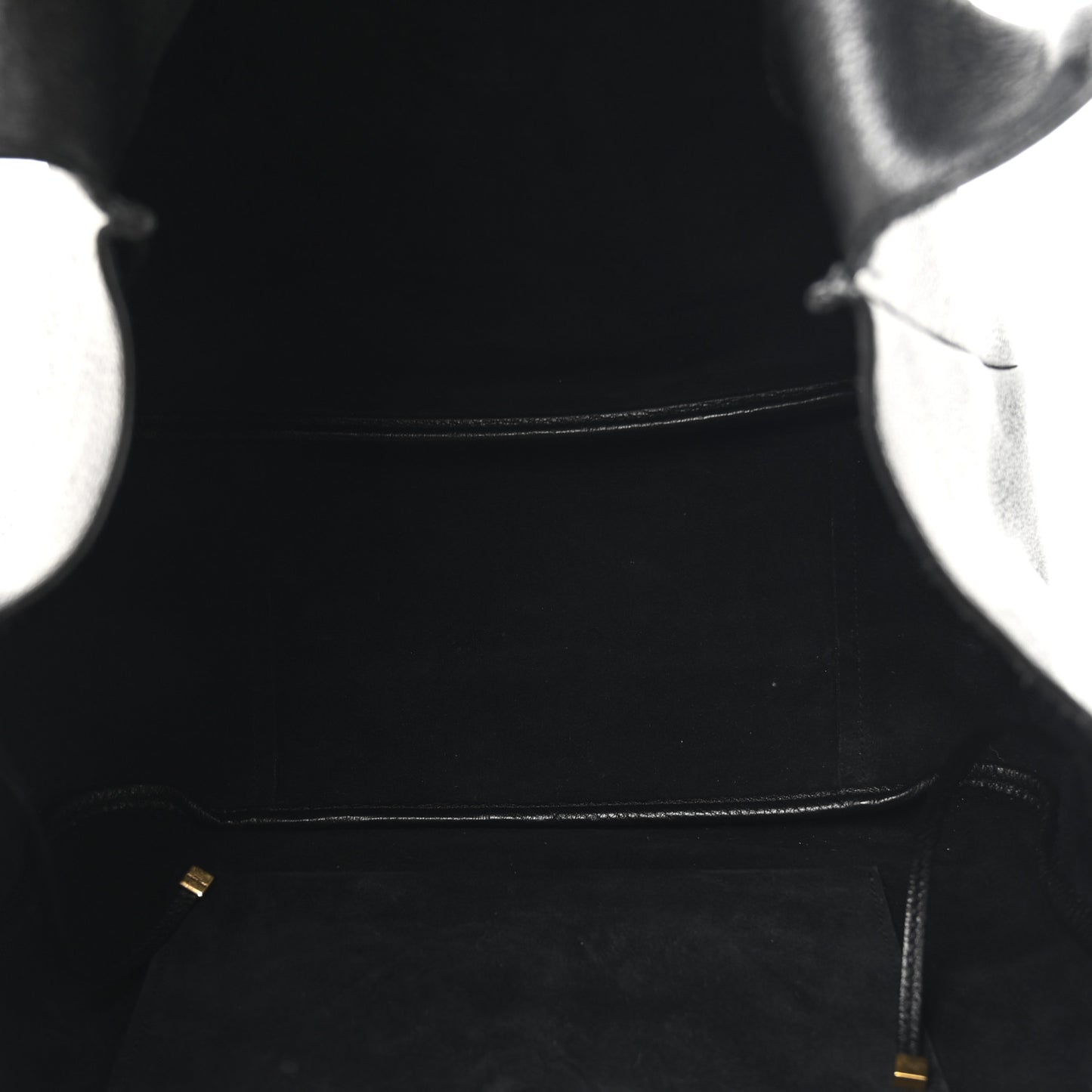 Grained Deerskin Bea Tote Black