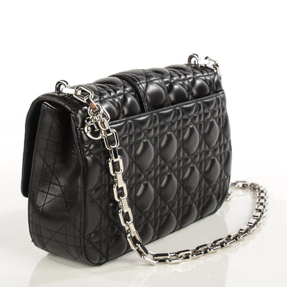 Christian Dior Lambskin Cannage Medium Miss Dior Flap Black 3 of 10