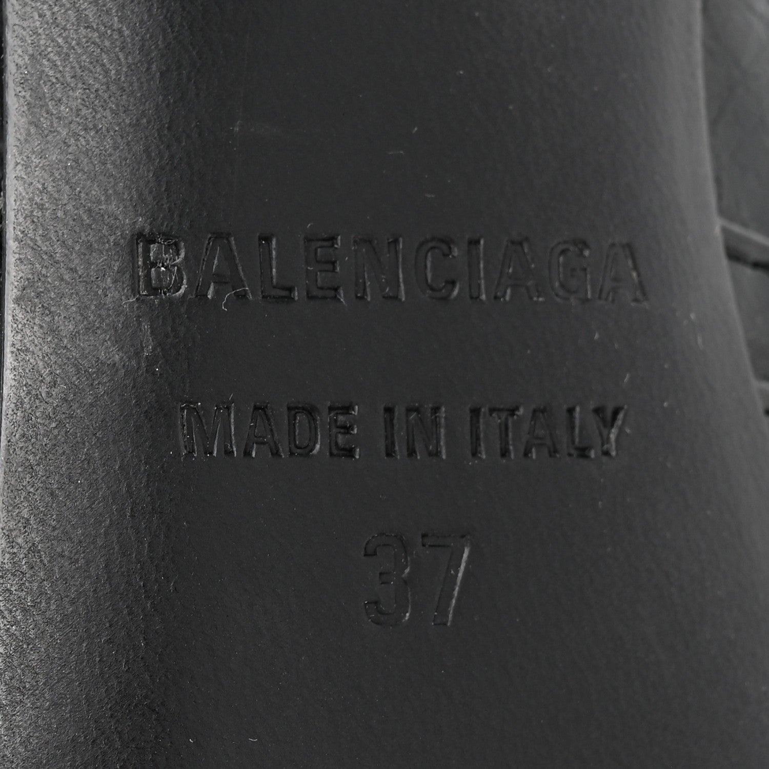 Balenciaga Agneau Arena Cagole 90mm Ankle Boots 37 Black 7 of 9