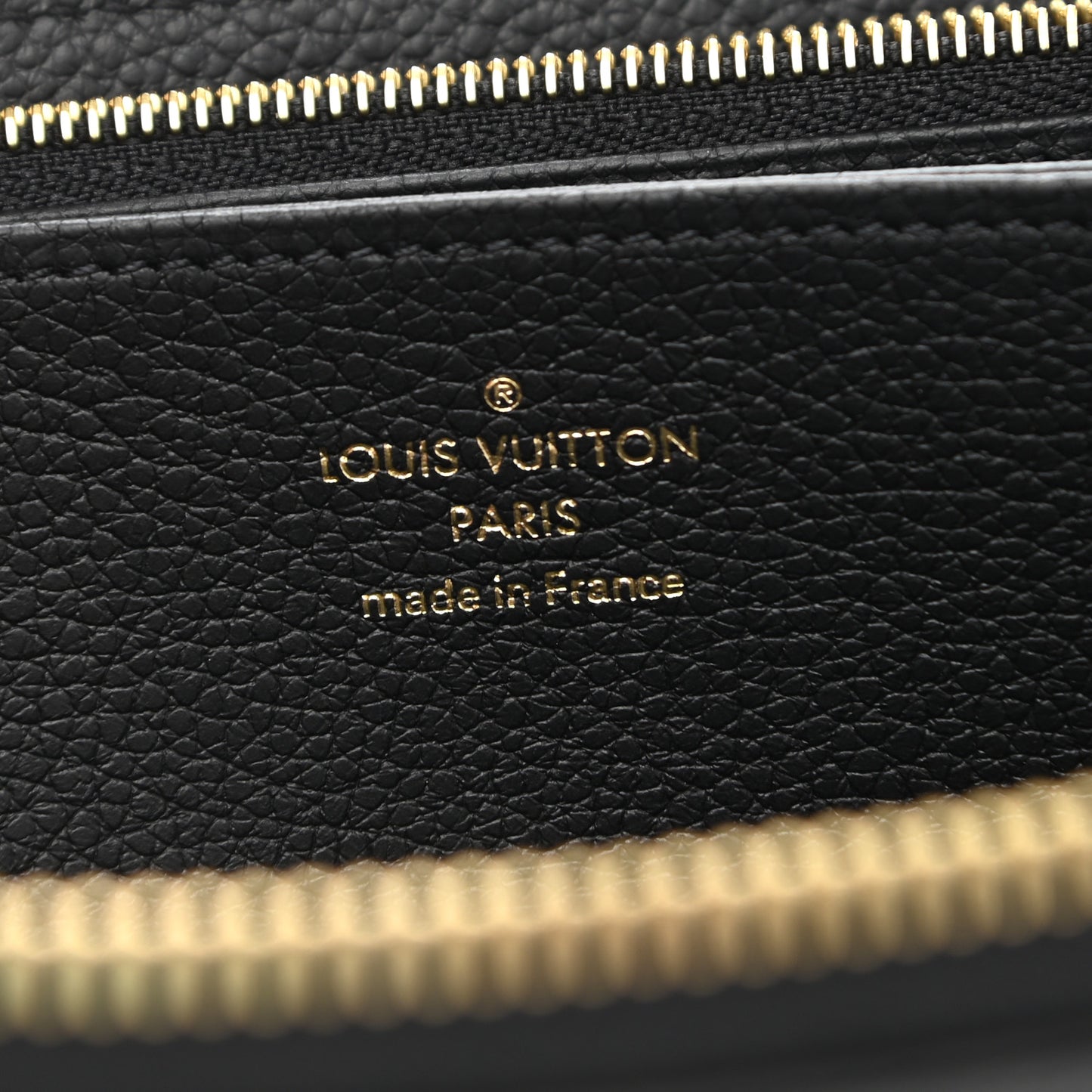 Empreinte Monogram Giant Zippy Wallet Black Beige