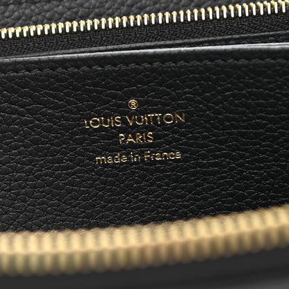 Louis Vuitton Empreinte Monogram Giant Zippy Wallet Black Beige 6 of 7