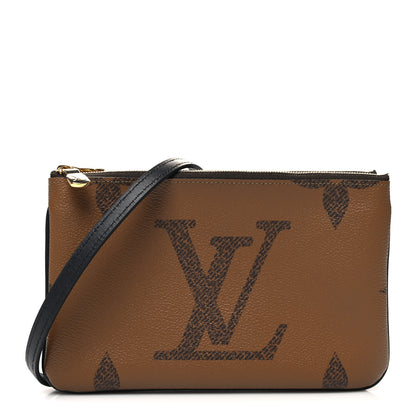 Louis Vuitton Reverse Monogram Giant Double Zip Pochette 1 of 10