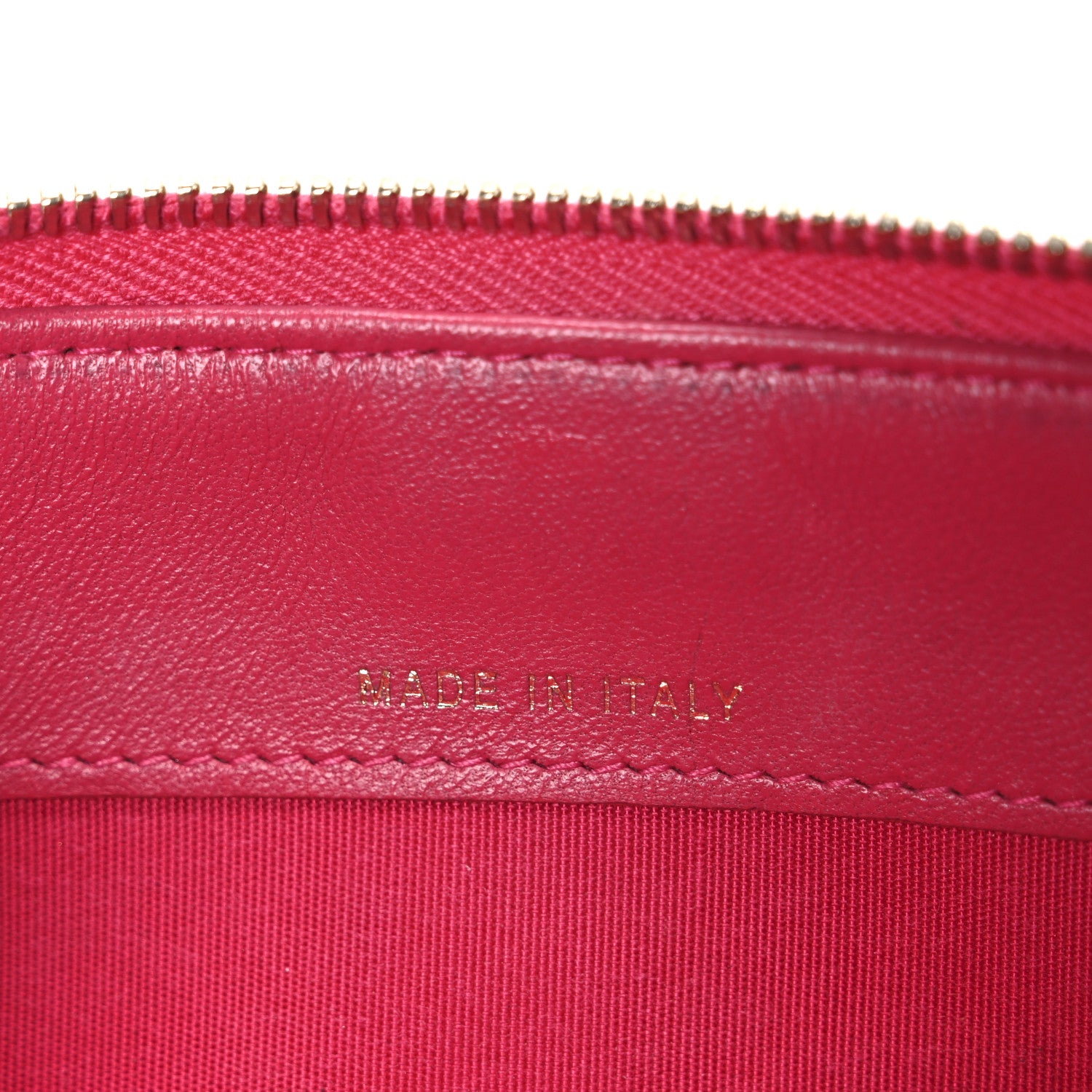 Chanel Lambskin Quilted Small Boy Zipped Pouch Dark Pink 7 of 8