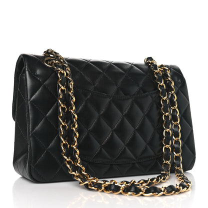 Chanel Lambskin Quilted Small Double Flap Black 3 of 10