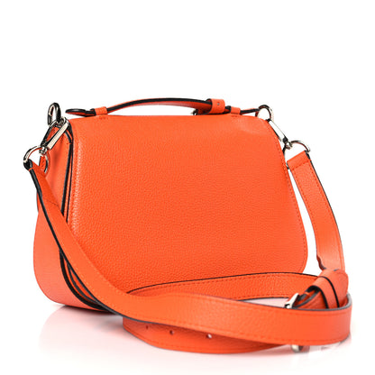 Louis Vuitton Grained Calfskin Vivienne NM Orange 3 of 8
