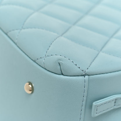 Chanel Lambskin Quilted Small Trendy CC Bowling Bag Light Blue 10 of 12