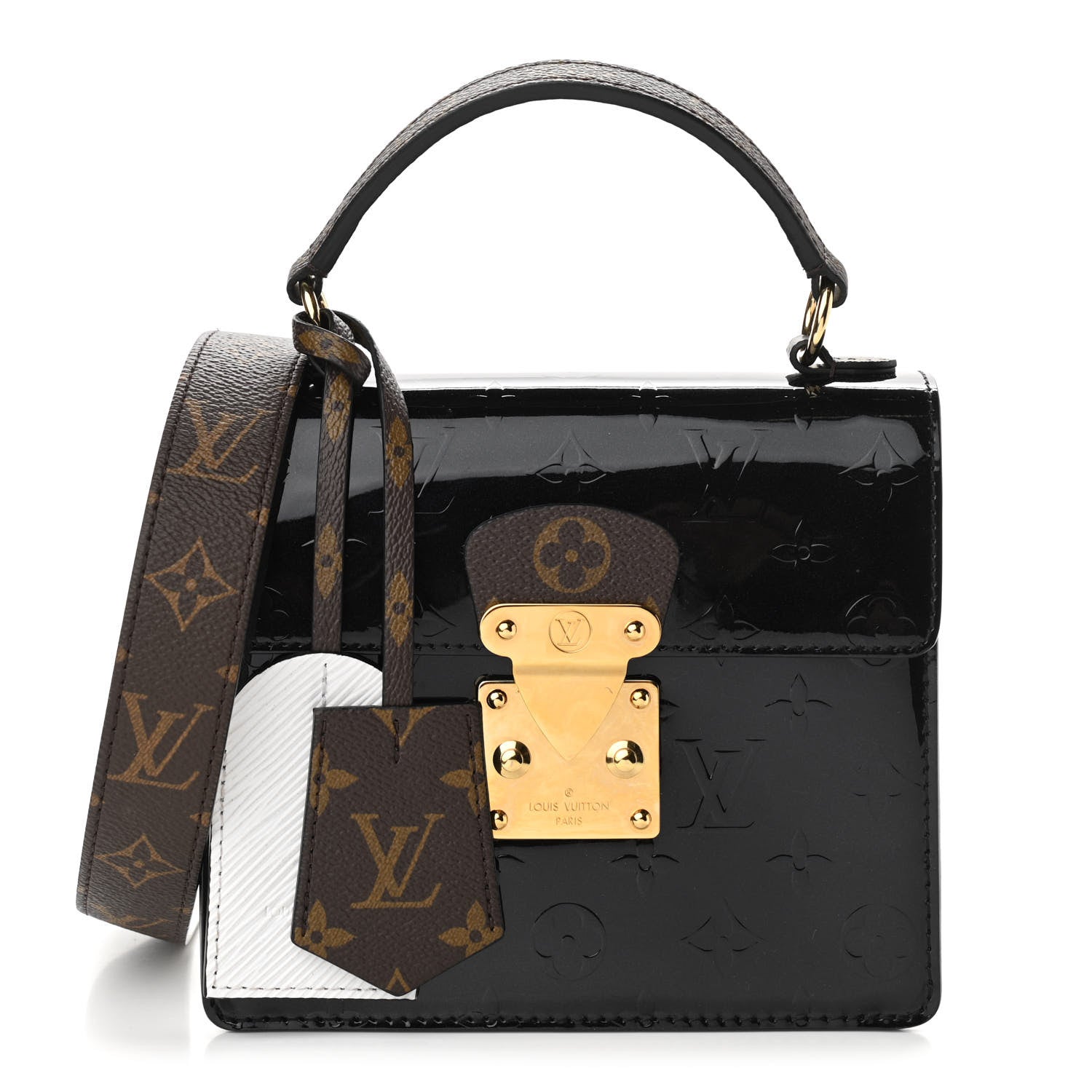 Louis Vuitton Vernis Epi Monogram Spring Street Black 1 of 11