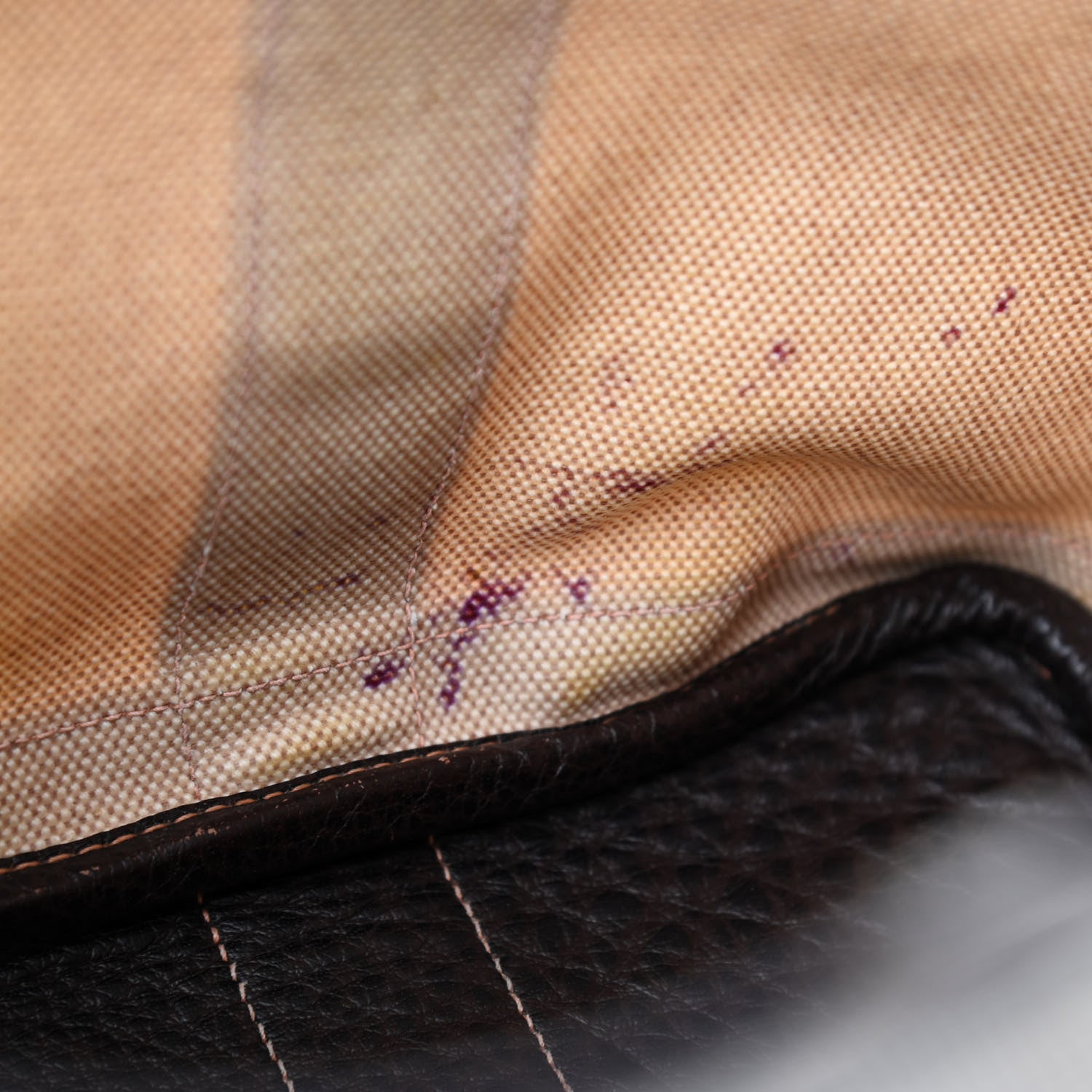 Hermes Toile Buffle Gala Garden Party Tote 36 MM Marron Fonce 6 of 8