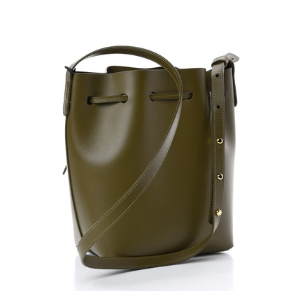 Mansur Gavriel Calfskin Mini Bucket Bag Olive 3 of 11