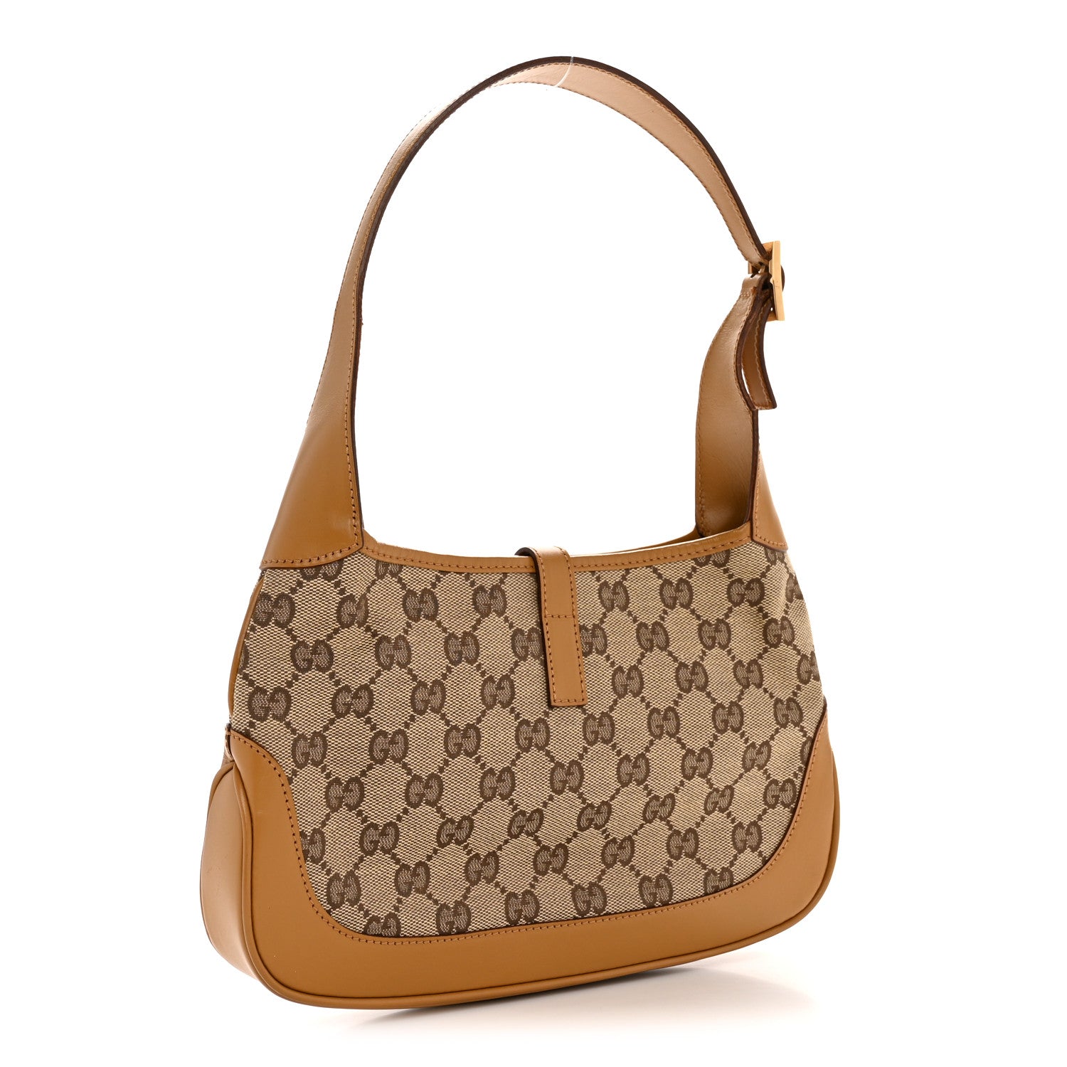 Gucci Monogram Web Small Jackie O Hobo Brown 3 of 14