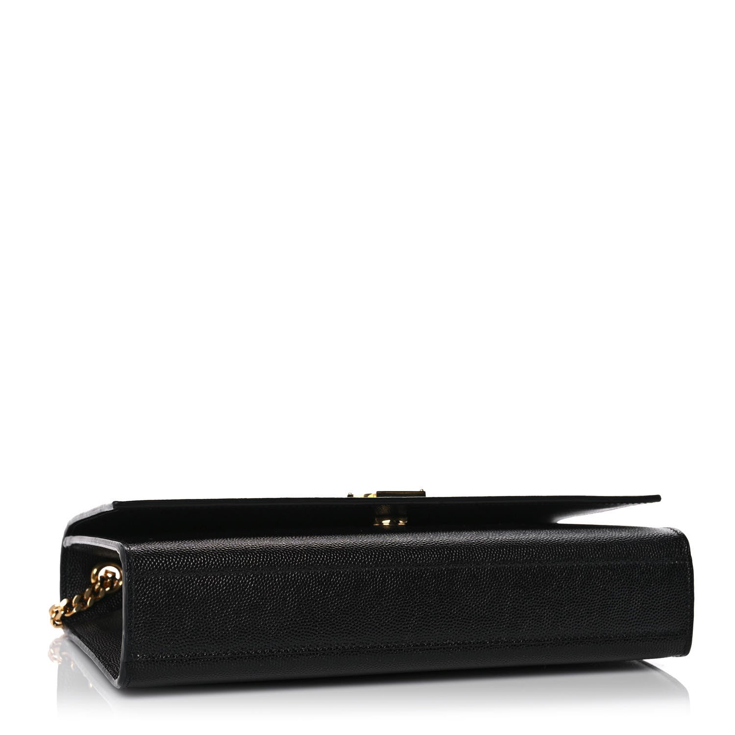 Saint Laurent Grain De Poudre Medium Classic Monogram Kate Satchel Black 4 of 11