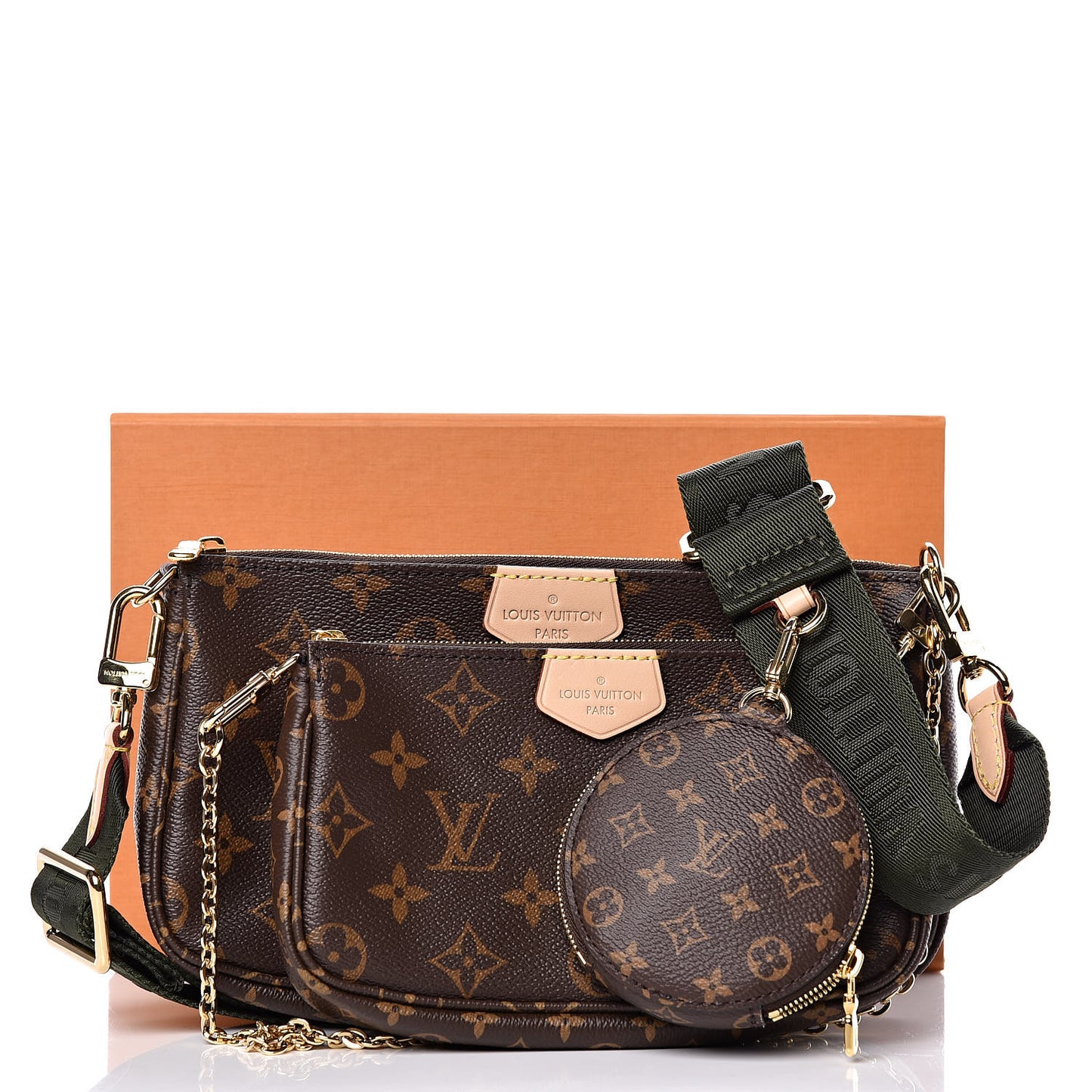 Monogram Multi Pochette Accessories Kaki