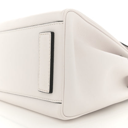 Versace Calfskin Medium La Medusa Top Handle Handbag Optical White 9 of 10