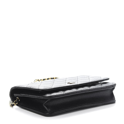 Chanel Caviar Quilted Wallet On Chain WOC Black 3 of 11