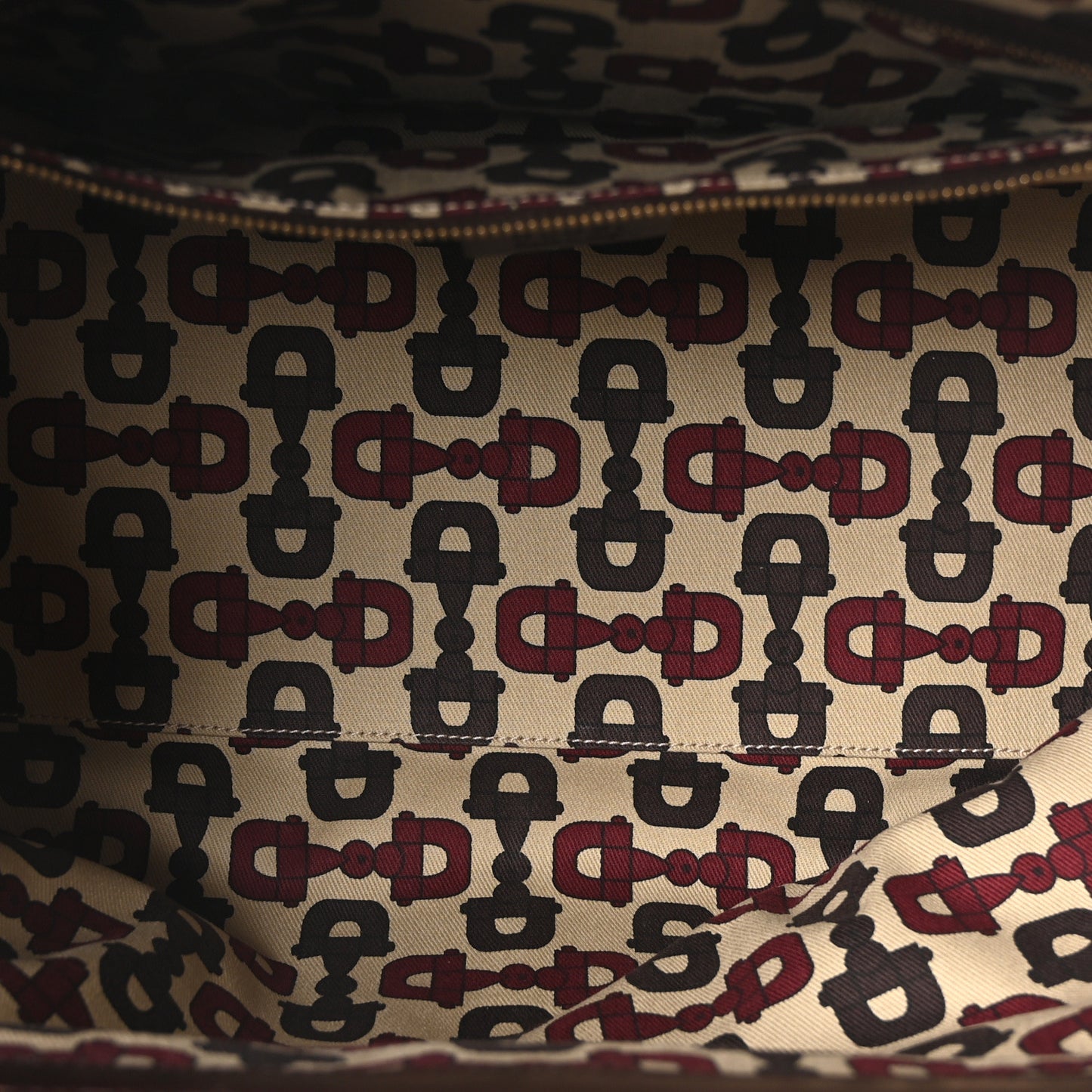 Guccissima Large Treasure Boston Dark Brown