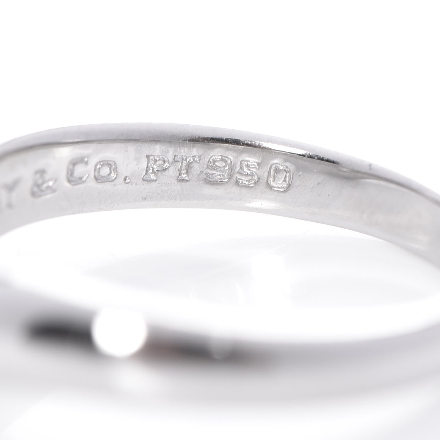 Tiffany Platinum Diamond Elsa Peretti Curved Band Ring 5.5 5 of 7