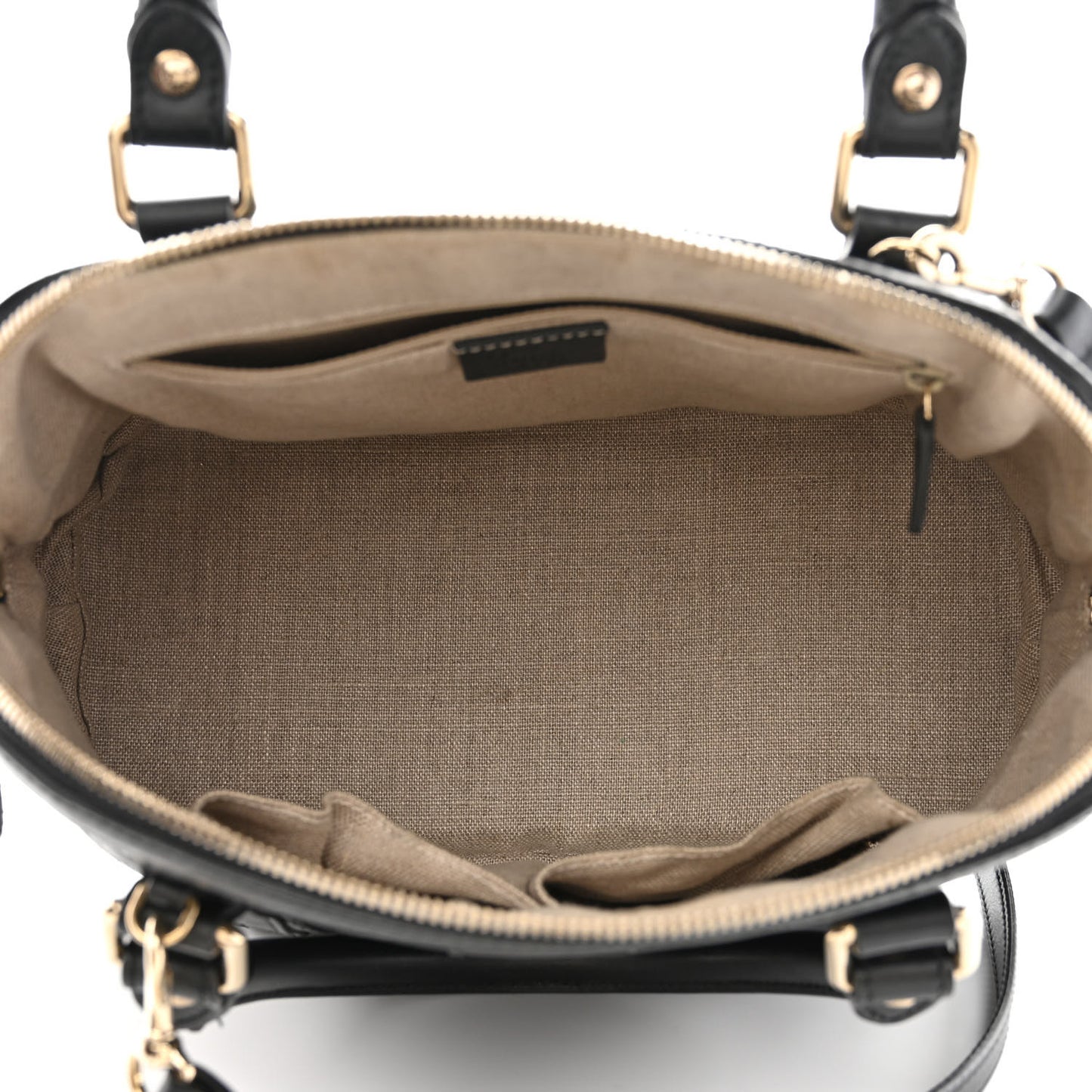 Microguccissima Medium Dome Bag Black