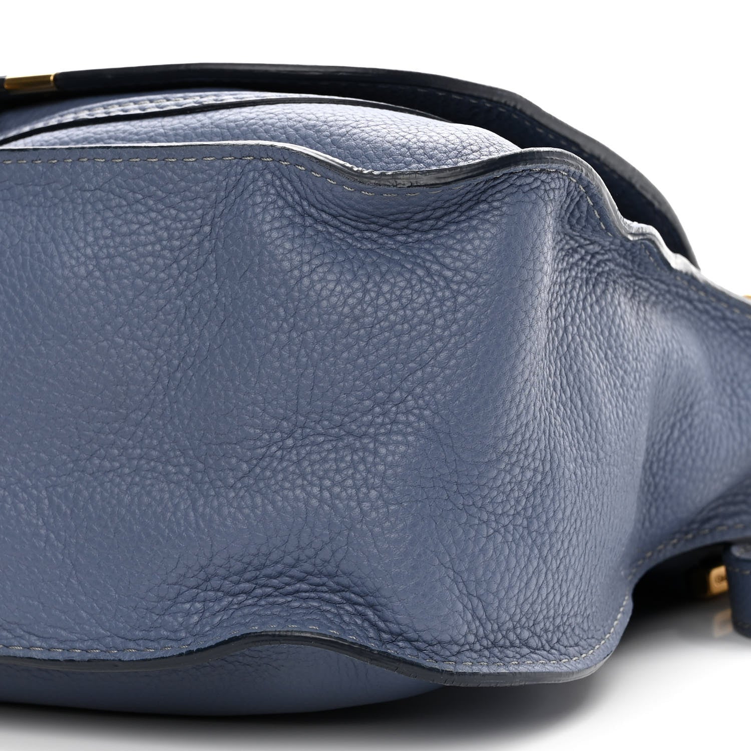 Chloe Calfskin Medium Marcie Satchel Street Blue 10 of 12