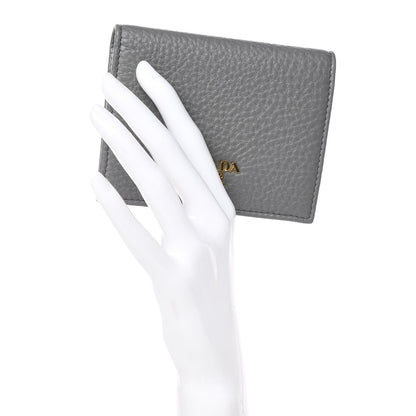 Prada Vitello Grain Bi-Fold Wallet Marmo 2 of 7