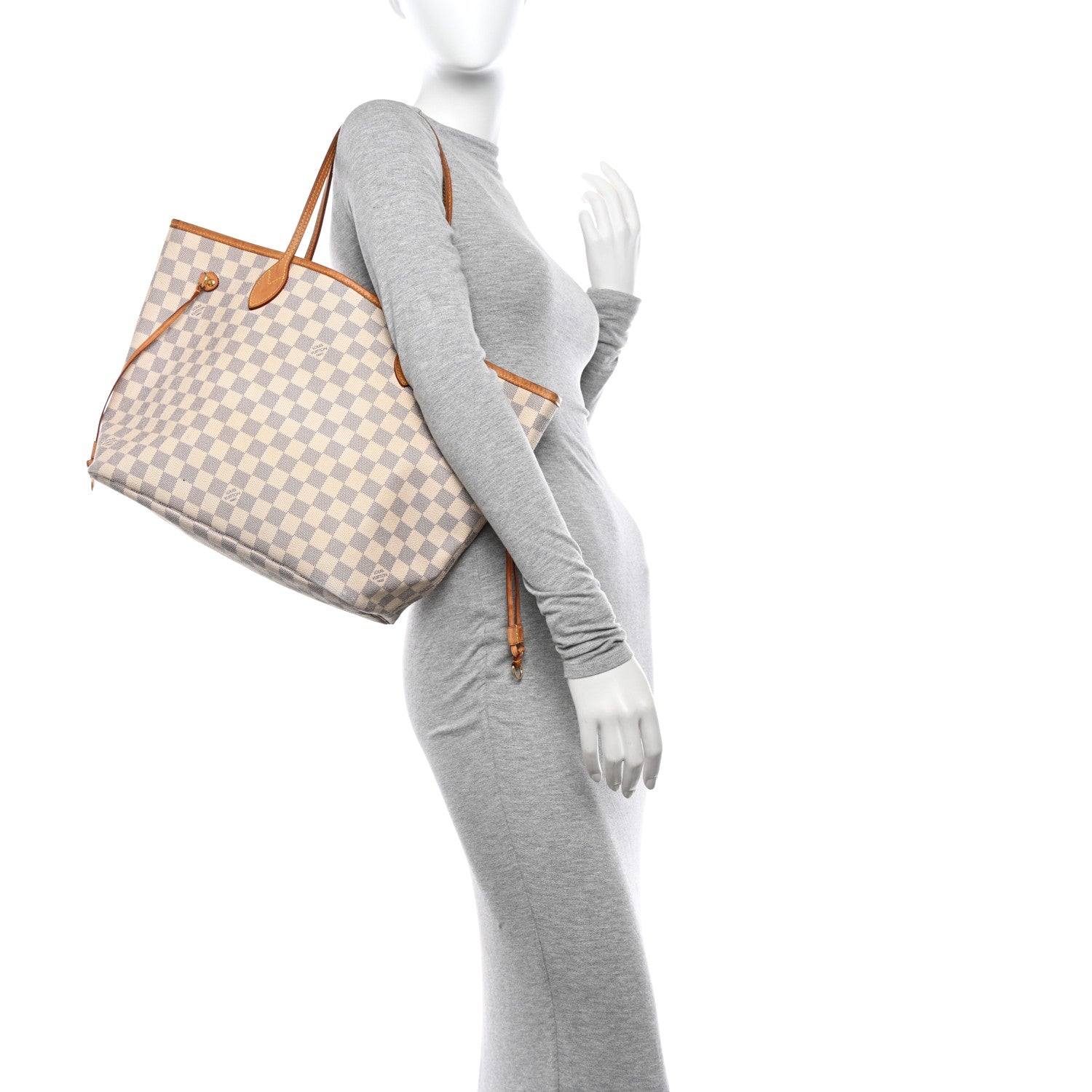 Louis Vuitton Damier Azur Neverfull MM 2 of 18