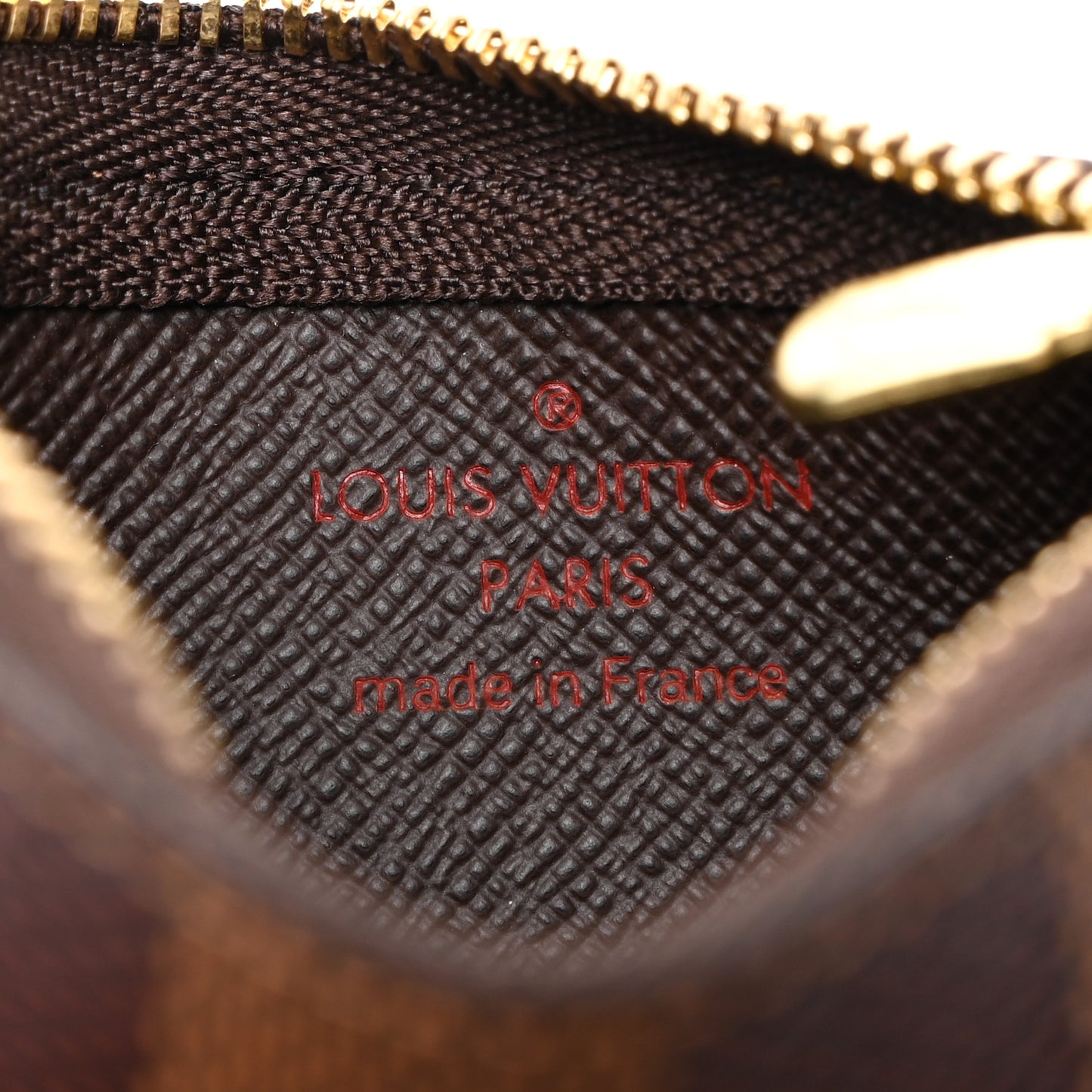 Damier Ebene Key Pouch