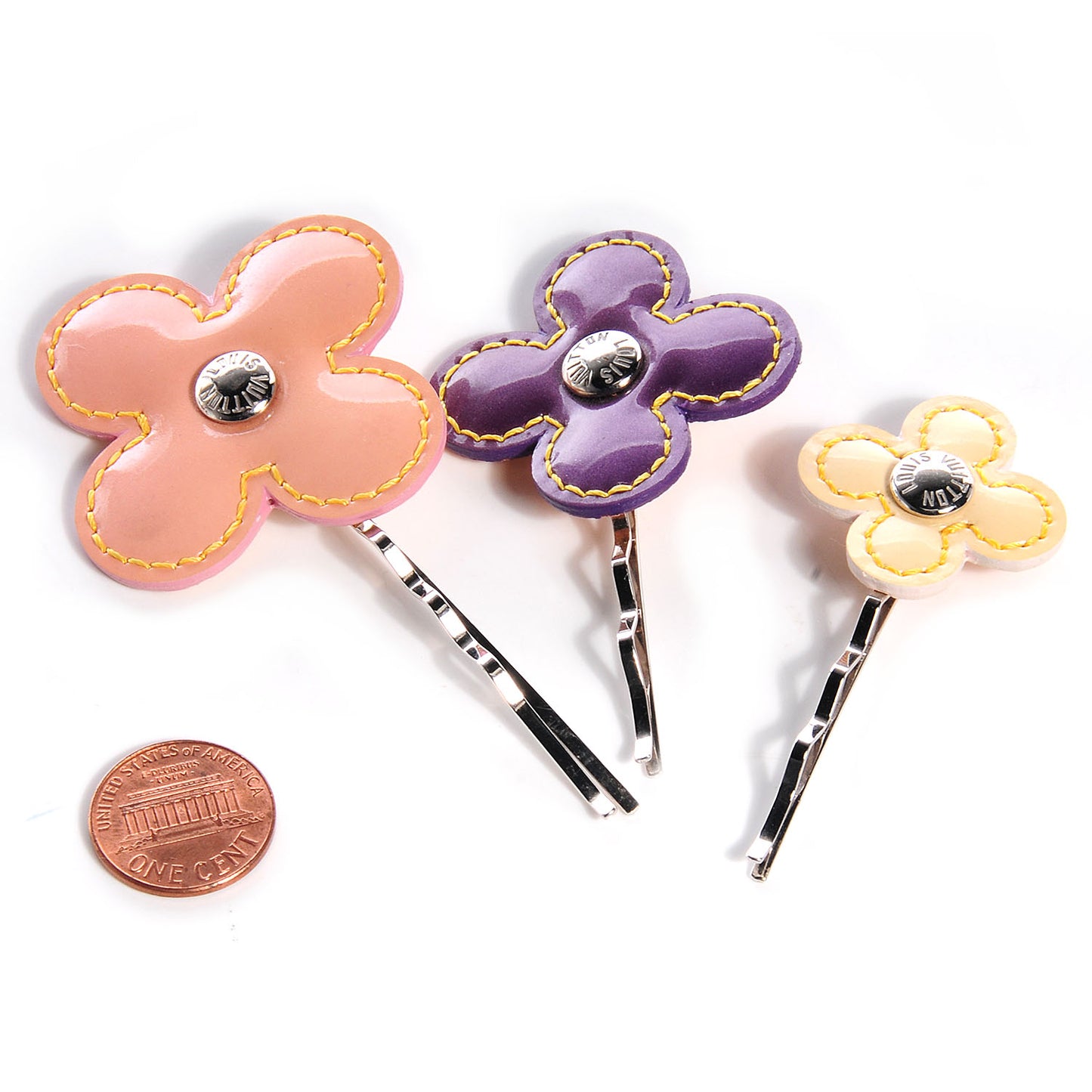 Vernis Fleur Hair Pin Barettes
