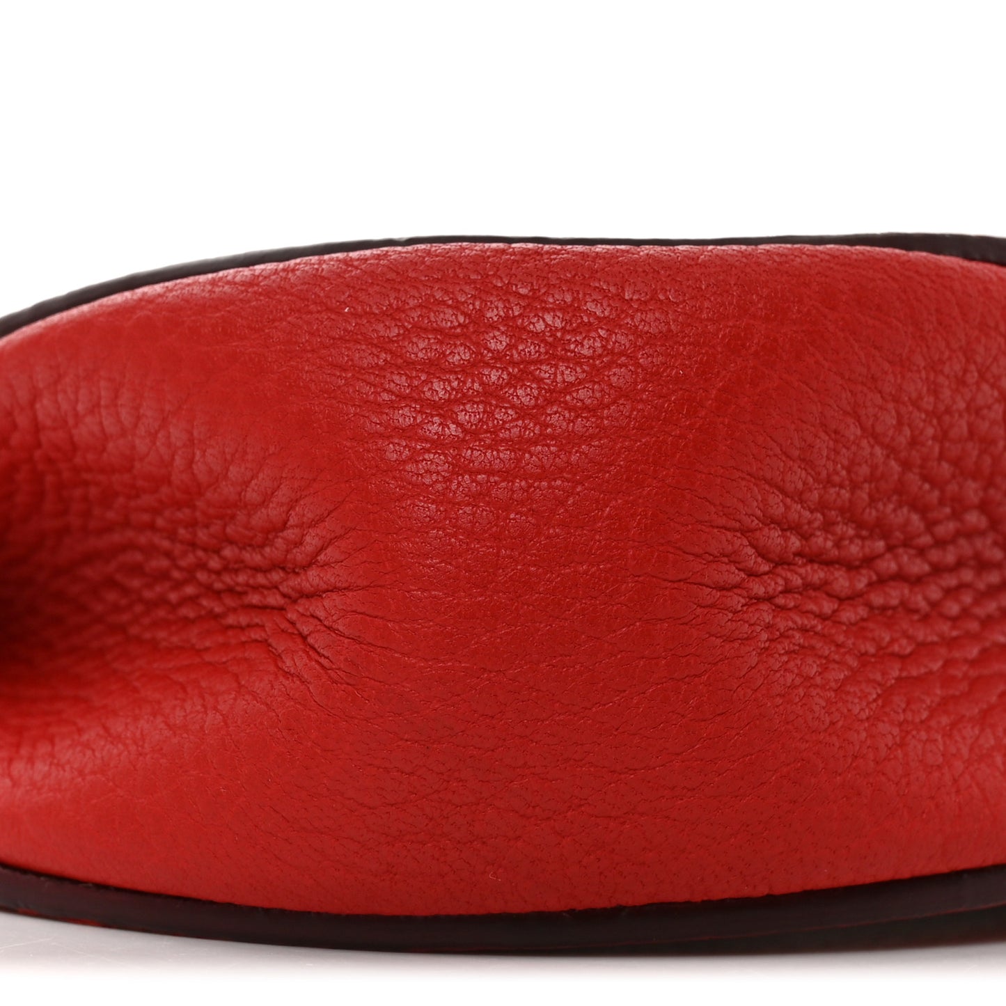 Grained Lambskin Mini Drew Shoulder Bag Plaid Red