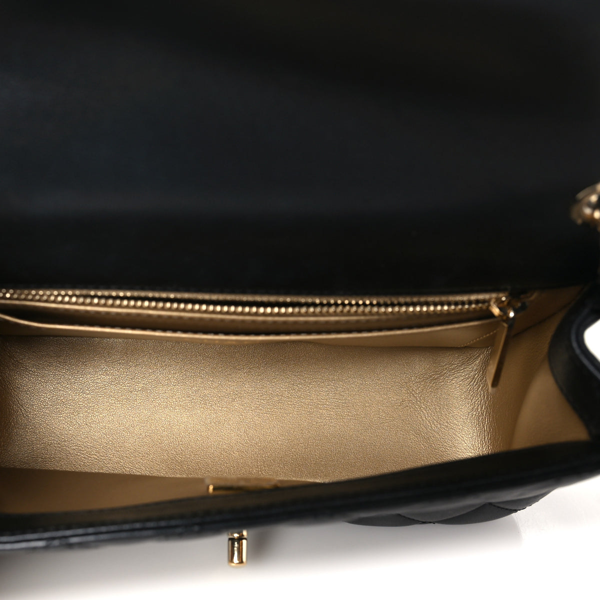 Chanel Lambskin Quilted Enamel Mini Rectangular Pearl Crush Flap Black 5 of 11