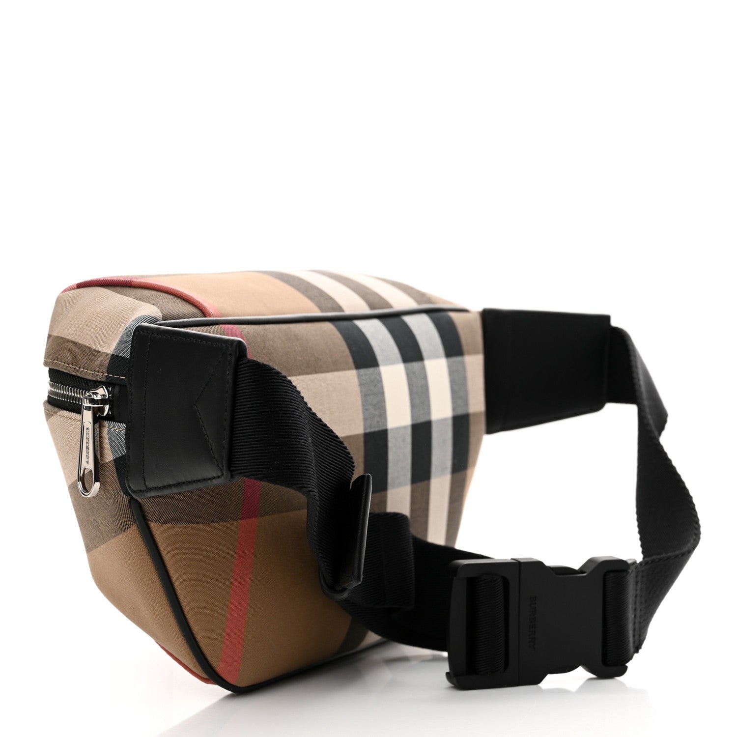 Burberry IP Check Sonny Bum Bag Taupe Brown 3 of 10