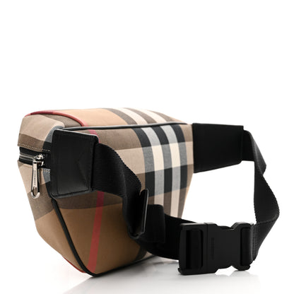 Burberry IP Check Sonny Bum Bag Taupe Brown 3 of 10