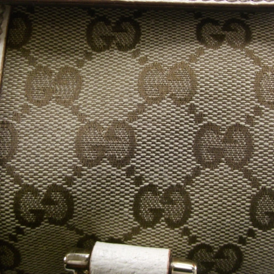 Gucci Monogram Treasure Boston Tote Ivory 11 of 11