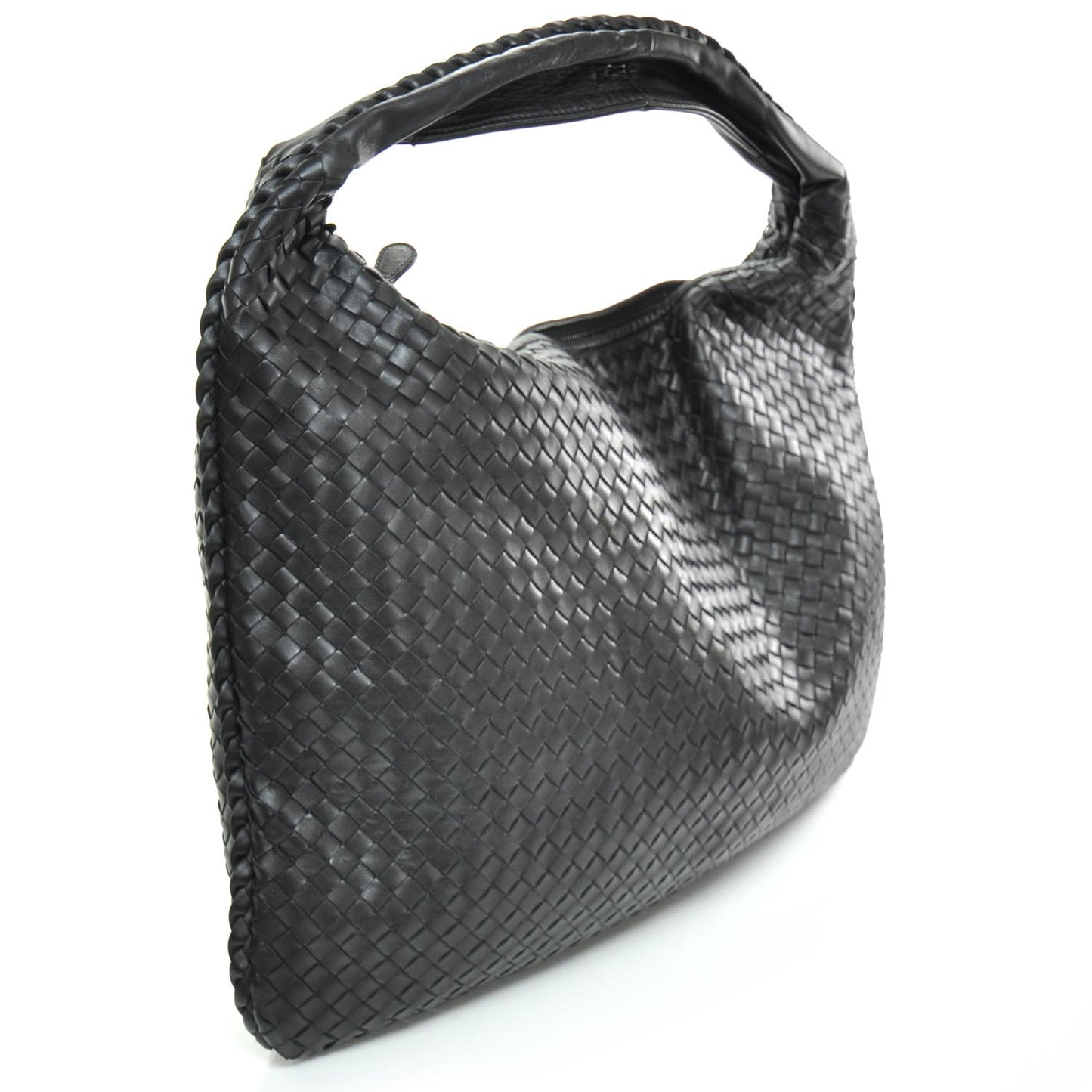 Nappa Intrecciato Maxi Veneta Nero Black