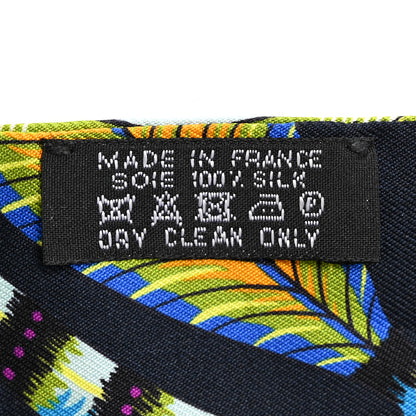 Hermes Silk The Savana Dance Twilly Black Vert Multicolor 4 of 4