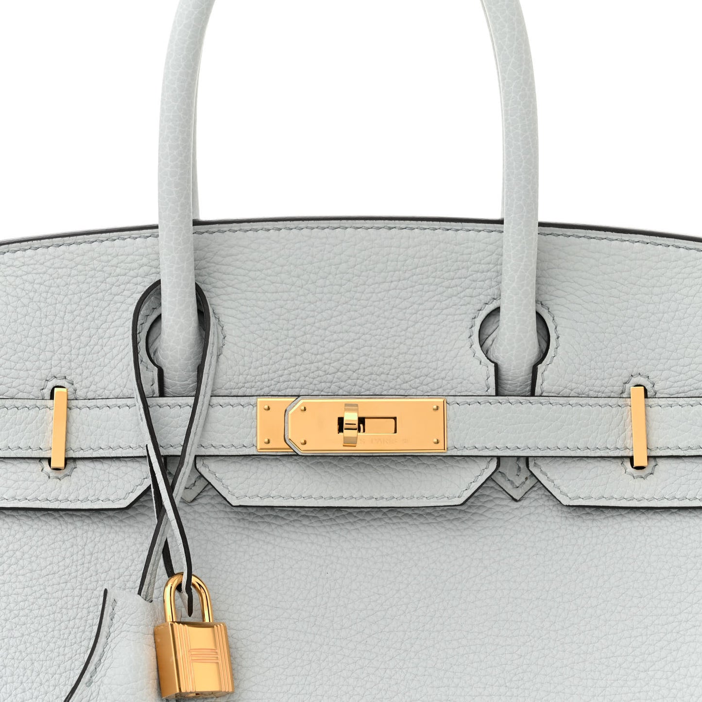 Taurillon Clemence Birkin 30 Bleu Pale