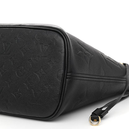 Louis Vuitton Empreinte Monogram Giant Neverfull MM Black 9 of 11