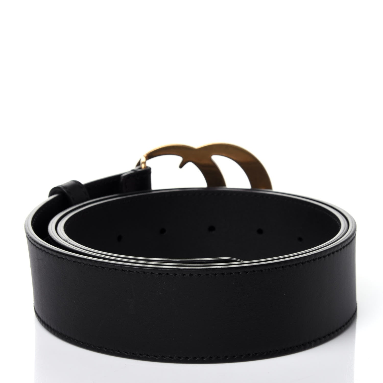 Gucci Calfskin Double G 40mm Belt 90 36 Black 2 of 4