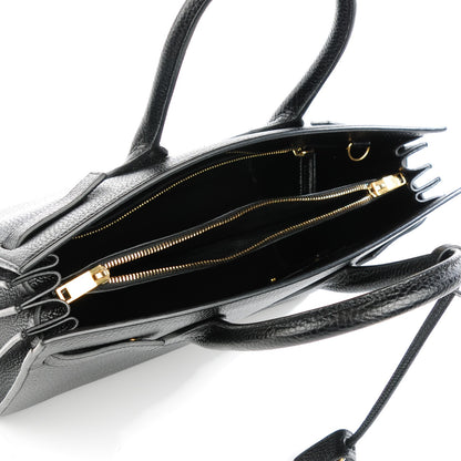 Saint Laurent Grained Calfskin Small Sac De Jour Black 5 of 7