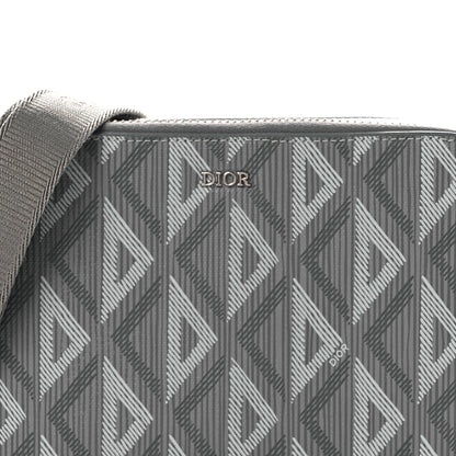 Christian Dior Coated Canvas CD Diamond Messenger Pouch Grey 8 of 10